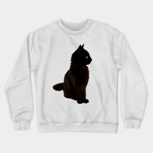 Black Kitty Crewneck Sweatshirt